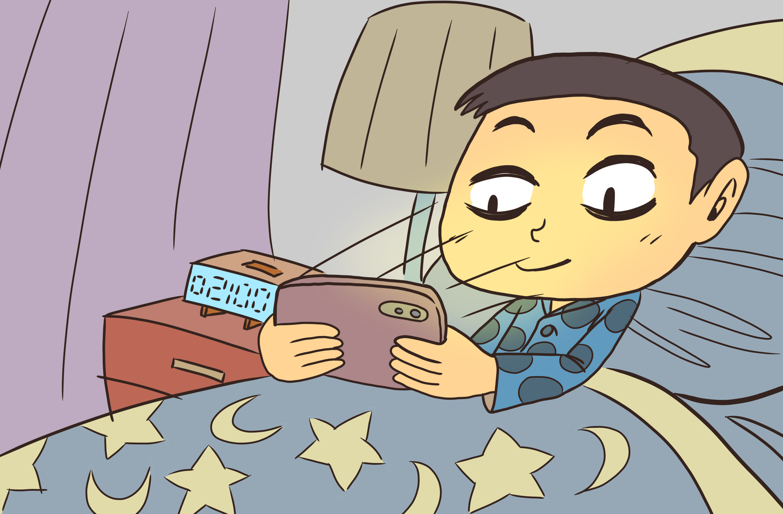 你还宅在被窝里看手机?小心导致眼睛失