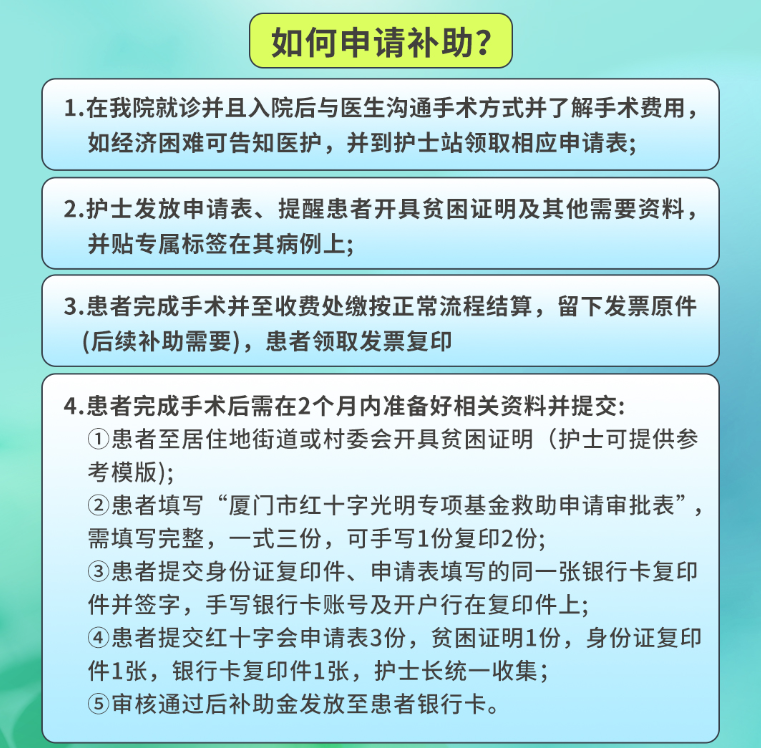 青光眼补助